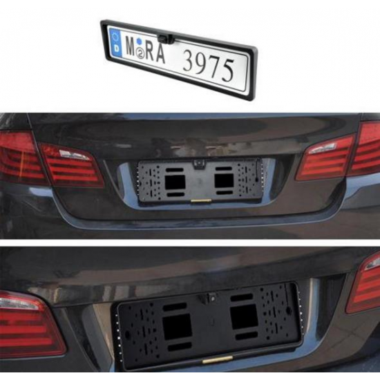 Car Rear View Camera Waterproof License Plate Frame Back Car Parking Viewer For Europe License