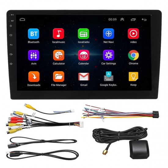 10.1 Inch Android 8.1 System Car GPS Navigation Bluetooth Car MP5 Player