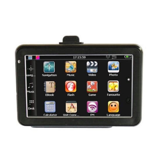 4.3 Inch Car GPS Navigation TFT LCD Touch Screen 800MHz Windows CE6.0
