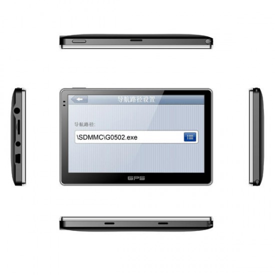 4.3 Inch GPS Navigation TFT LCD Screen 4G Memory Windows CE6.0