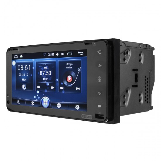 7 Inch HD Dual-Core Touch Screen Car MP5 FM/AM GPS Bluetooth Player Car DVD Player