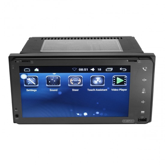 7 Inch HD Dual-Core Touch Screen Car MP5 FM/AM GPS Bluetooth Player Car DVD Player