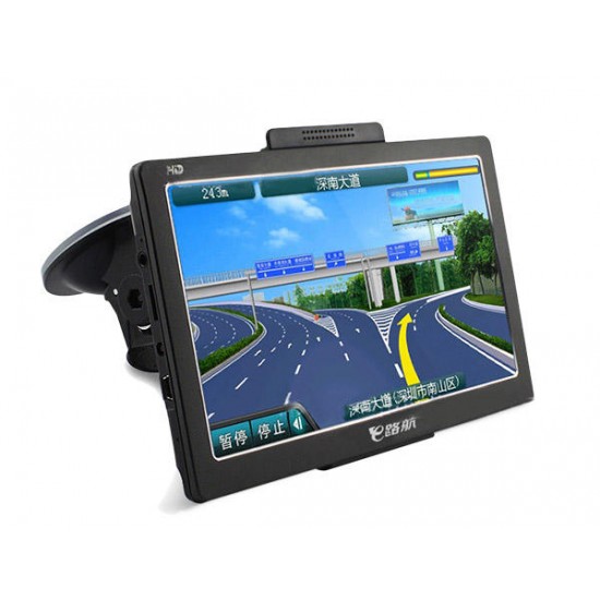 E800 7 Inch HD TFT Car Navigation Systems WinCE 6.0 Support Voice Navigation Path Planning