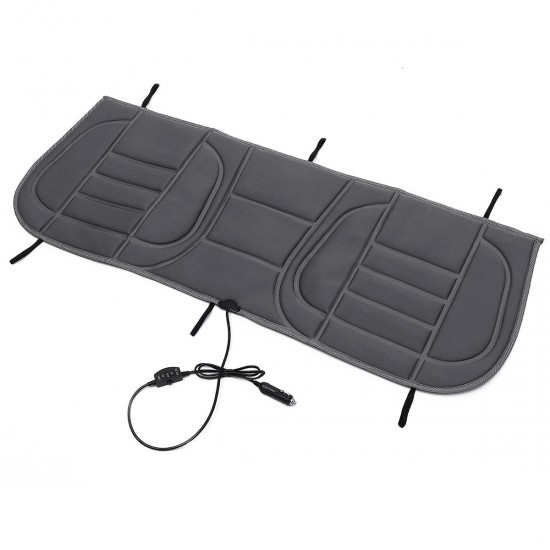 12V Car Rear Seat Heated Cushion Seat Warmer Winter Household Cover Electric Mat