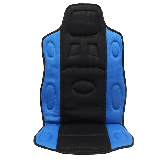 12V Car Seat Heated Cushion Seat Warmer Winter Household Cover Electric Heating Mat Black and Blue