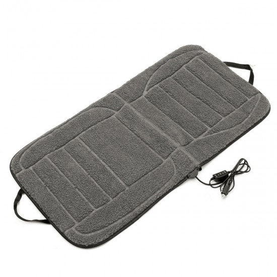 12V Car Van Auto Front Seat Heated Cushion Seat Warmer Winter Household Cover Electric Heating Mat