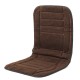 12V Car Van Front Seat Heated Cushion Seat Warmer Winter Household Cover Electric Heating Mat Brown