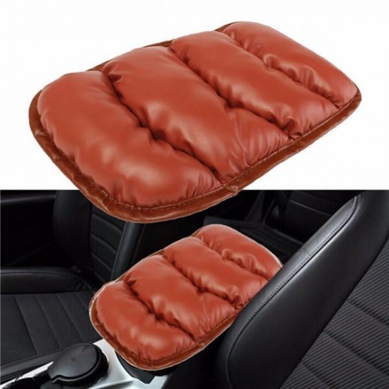 36cmx21cm Car Arm Rest Topping Mat Liner Pad Console Storage Box Cover Cushion