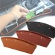 2Pcs PU Leather Car Seat Crevice Storage Gap Filler Pocket Catch Catcher Box Caddy