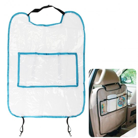 Car Seat Back Protector Cleaning Cover Children Baby Kick Mat Storage Bag