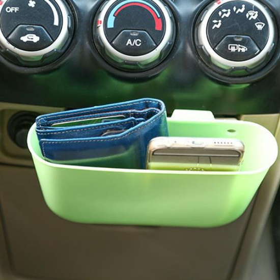 Portable Plastic Car Storage Box Car Seat Gap Pocket Phone Holder Organizer