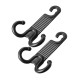 2Pcs Universal ABS Car Seat Back Hook Headrest Luggage Hook 6kg Load 2Pcs Universal ABS Car Seat Back Hook Headrest Luggage Hook 6kg Load