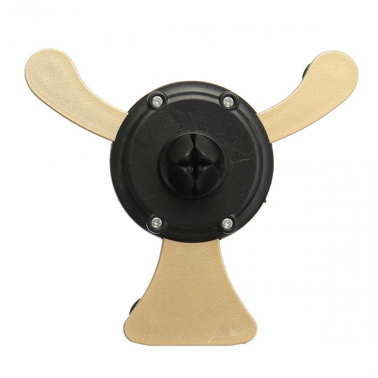 360° Universal Gravity Automatic Car Phone Mount Air Vent Holder Smiling Cradle Stand