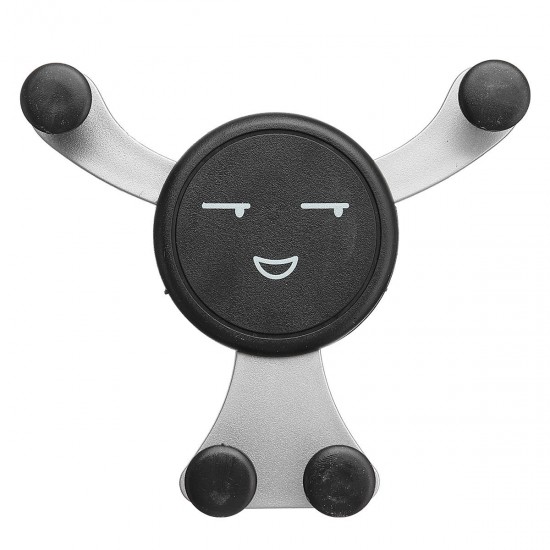 360° Universal Gravity Automatic Car Phone Mount Air Vent Holder Smiling Cradle Stand 360° Universal Gravity Automatic Car Phone Mount Air Vent Holder Smiling Cradle Stand
