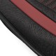 12Pcs Luxury 5-Seat Car Seat Cover Front Rear with Pillow Waist Cushion Black Red