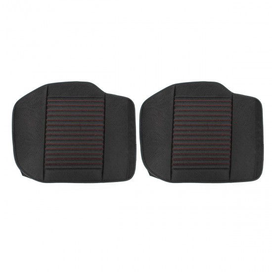 12Pcs Luxury 5-Seat Car Seat Cover Front Rear with Pillow Waist Cushion Black Red 12Pcs Luxury 5-Seat Car Seat Cover Front Rear with Pillow Waist Cushion Black Red