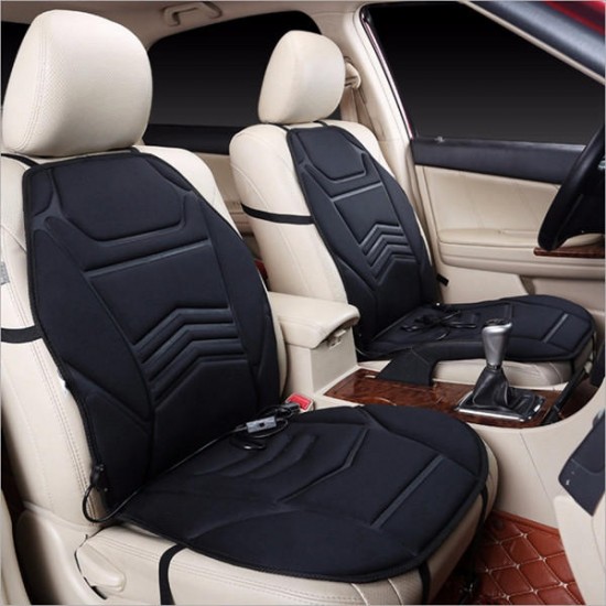 12V 30W Winter Car Seat Heated Cushion Warmer Pad Temperature Adjustable Universal