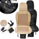 12V Car Cooling Seat Cushion Covers Speed Control Ventilate Breathable Summer Chair Fan