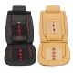 1Pcs PU Leather Car Front Seat Cover Cushion w/ Ice Silk Black/Beige Universal 1Pcs PU Leather Car Front Seat Cover Cushion w/ Ice Silk Black/Beige Universal