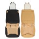 1Pcs PU Leather Car Front Seat Cover Cushion w/ Ice Silk Black/Beige Universal