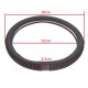 15 Inch PU Leather Black/Grey/Coffe Car Steel Ring Wheel Cover Anti-slip Protecttion Wrap