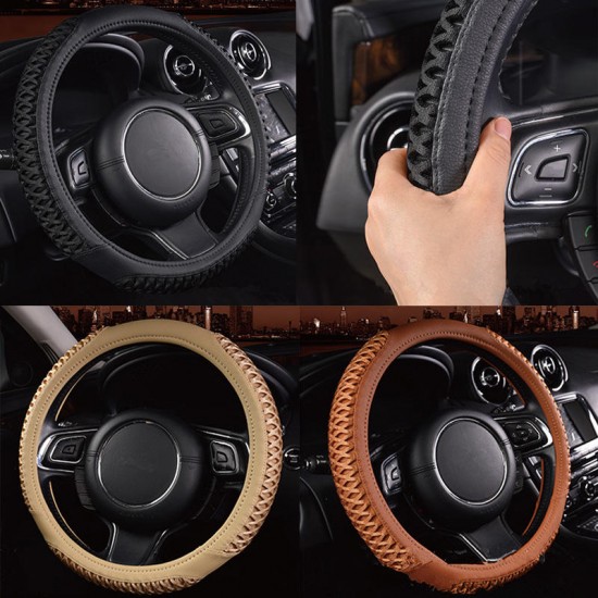 38cm Auto Car Steel Ring Wheel Cover Universal Soft Anti Slip Car Decoration