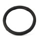 38cm Black Leather General Steel Ring Wheel Cover Medium For Volkswagen Honda