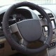 38cm Diameter Luxury PU Leather Car Steering Wheel Cover Car Accessories