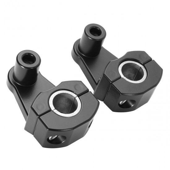 22MM Handlebar Clamps Riser Motorcycle Handle Fat Bar Mount Universal