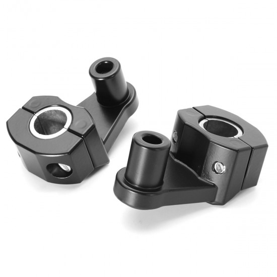 22MM Handlebar Clamps Riser Motorcycle Handle Fat Bar Mount Universal