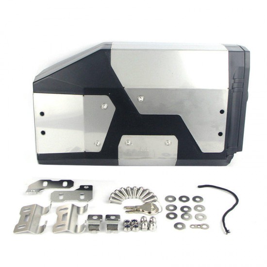 4.2L Motorcycle Stainless Side Tool Box With Bracket For BMW R1200GS R1250GS ADV LC Adventure