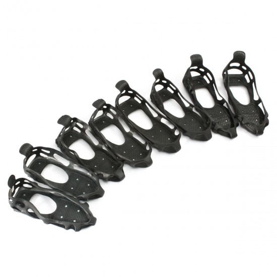 24 Spikes Non-slip Studs Snow Ice Mud Crampons Overshoes Boots Shoe Gripper S-XL 24 Spikes Non-slip Studs Snow Ice Mud Crampons Overshoes Boots Shoe Gripper S-XL