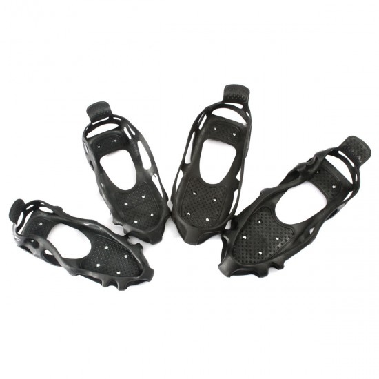 24 Spikes Non-slip Studs Snow Ice Mud Crampons Overshoes Boots Shoe Gripper S-XL 24 Spikes Non-slip Studs Snow Ice Mud Crampons Overshoes Boots Shoe Gripper S-XL
