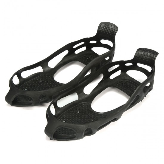 24 Spikes Non-slip Studs Snow Ice Mud Crampons Overshoes Boots Shoe Gripper S-XL 24 Spikes Non-slip Studs Snow Ice Mud Crampons Overshoes Boots Shoe Gripper S-XL