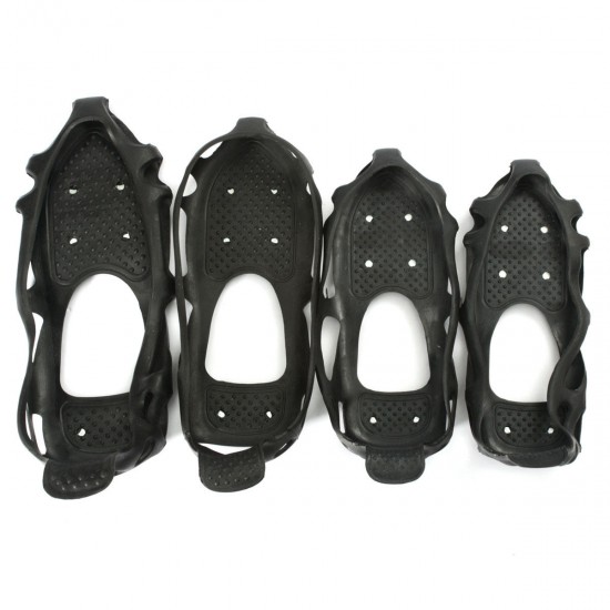 24 Spikes Non-slip Studs Snow Ice Mud Crampons Overshoes Boots Shoe Gripper S-XL 24 Spikes Non-slip Studs Snow Ice Mud Crampons Overshoes Boots Shoe Gripper S-XL