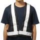 2pcs Black&White Reflective Vest High Visibility Warning Safety Gear 2pcs Black&White Reflective Vest High Visibility Warning Safety Gear