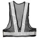 2pcs Black&White Reflective Vest High Visibility Warning Safety Gear 2pcs Black&White Reflective Vest High Visibility Warning Safety Gear