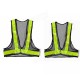 2pcs Black&Yellow Reflective Vest High Visibility Warning Safety Gear 2pcs Black&Yellow Reflective Vest High Visibility Warning Safety Gear