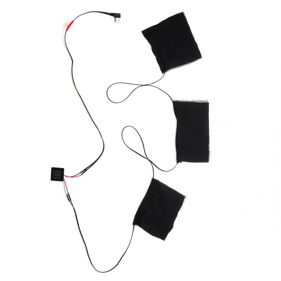 3 Gear 5V USB Adjustable Electric Heating Pads Thermal Vest Heated Jacket Warm Winter 3 Gear 5V USB Adjustable Electric Heating Pads Thermal Vest Heated Jacket Warm Winter