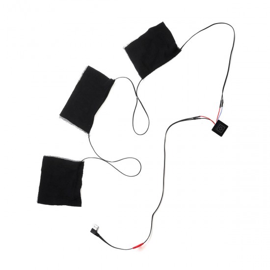 3 Gear 5V USB Adjustable Electric Heating Pads Thermal Vest Heated Jacket Warm Winter 3 Gear 5V USB Adjustable Electric Heating Pads Thermal Vest Heated Jacket Warm Winter