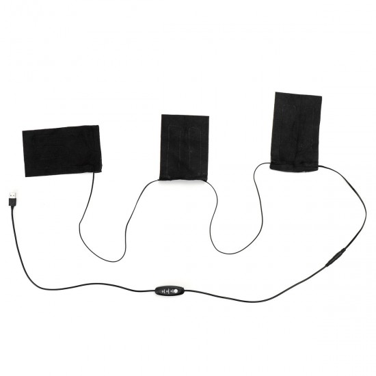 3 Gear USB Electric Heating Pads Thermal Vest Clothes Heated Mobile Warming Gear 3 Gear USB Electric Heating Pads Thermal Vest Clothes Heated Mobile Warming Gear