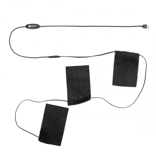 3 Gear USB Electric Heating Pads Thermal Vest Clothes Heated Mobile Warming Gear 3 Gear USB Electric Heating Pads Thermal Vest Clothes Heated Mobile Warming Gear
