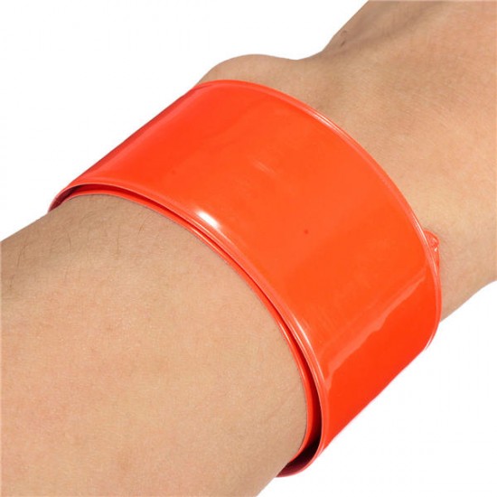Reflective Ankle Armband Safety Silicon Strap Belt Sports Night Motorcycle Cycling Running