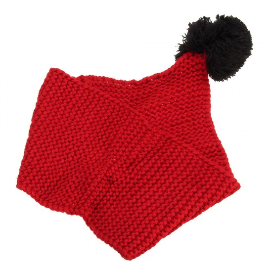 Winter Wool Children Collar Scarf Knitted Collar With Ball Neckerchief Clothing Accessories