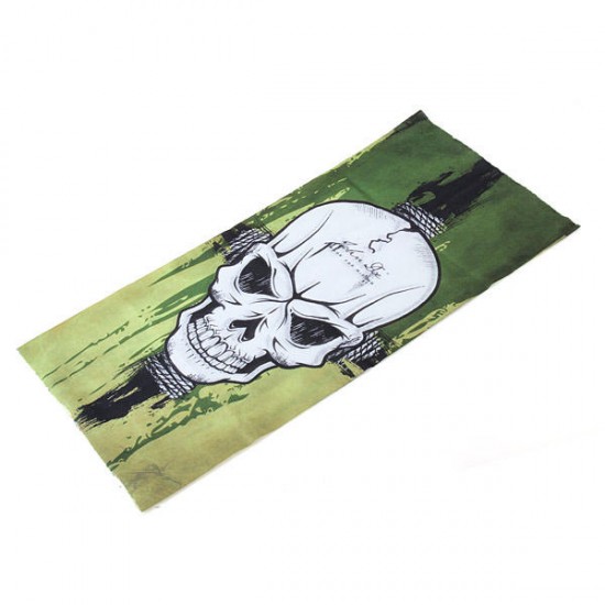 2pcs Skull CS Headscarf Cycling Face Guard Masks Scarves