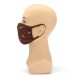 Motorcycle Winter Thick Cotton Dustproof Face Mask With Fish Bone Pattern Masks