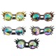 5 Colors Kaleidoscope Glasse Rave Prism Sunglasses Crystal Lens Rainbow Party