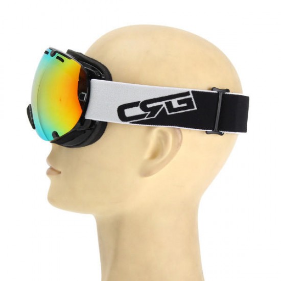 6.9 X 3.7in Ski Mountain Bike Goggles Snowboard Lens Mirror Glasses Windproof Snow Anti-UV Outdoor
