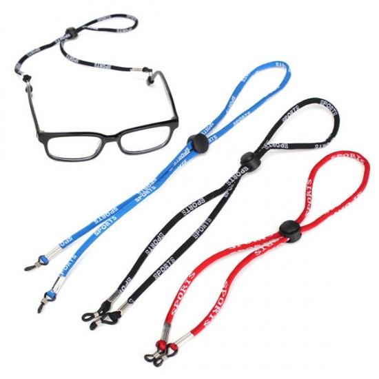 Adjustable Glasses Sun Glassess No-slip Rubber Strap