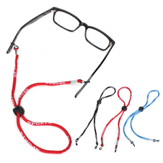 Adjustable Glasses Sun Glassess No-slip Rubber Strap